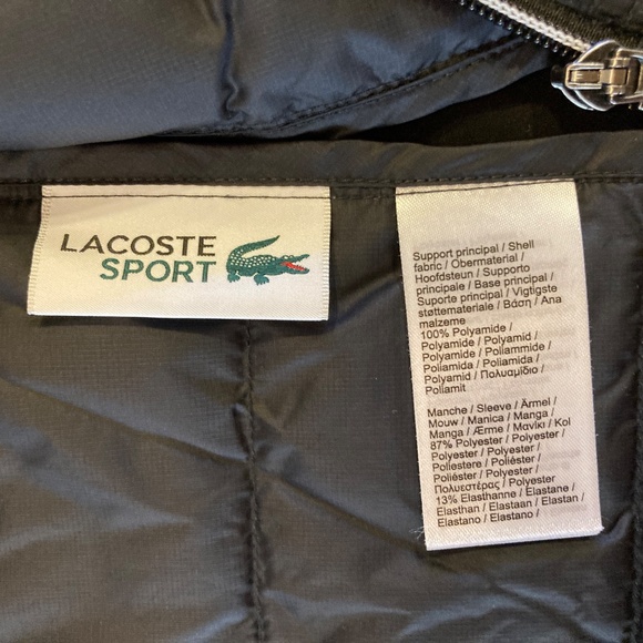 Lacoste Sport Windbreaker Puffer Jacket-Lightweight - Picture 6 of 6